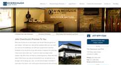 Desktop Screenshot of overchuck.com